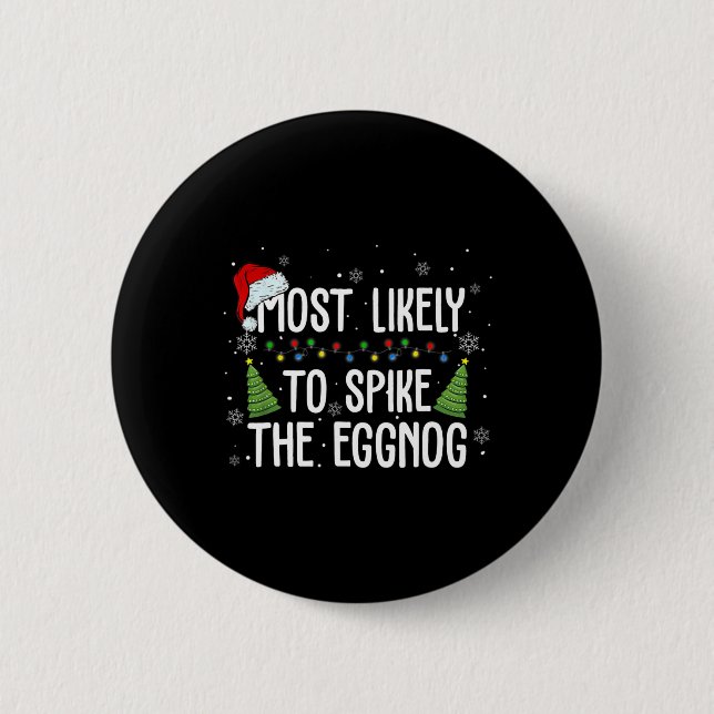 Am wahrscheinlichsten ist es, dass die Eggnog-Fami Button (Vorderseite)
