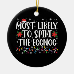 Am wahrscheinlichsten ist es, dass die Eggnog-Fami Keramik Ornament