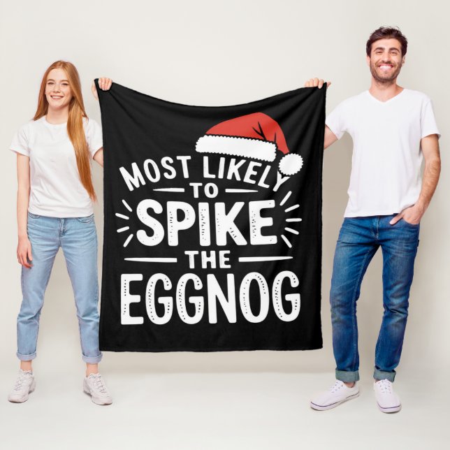 Am wahrscheinlichsten ist es, dass die Eggnog Weih Fleecedecke (Beispiel)