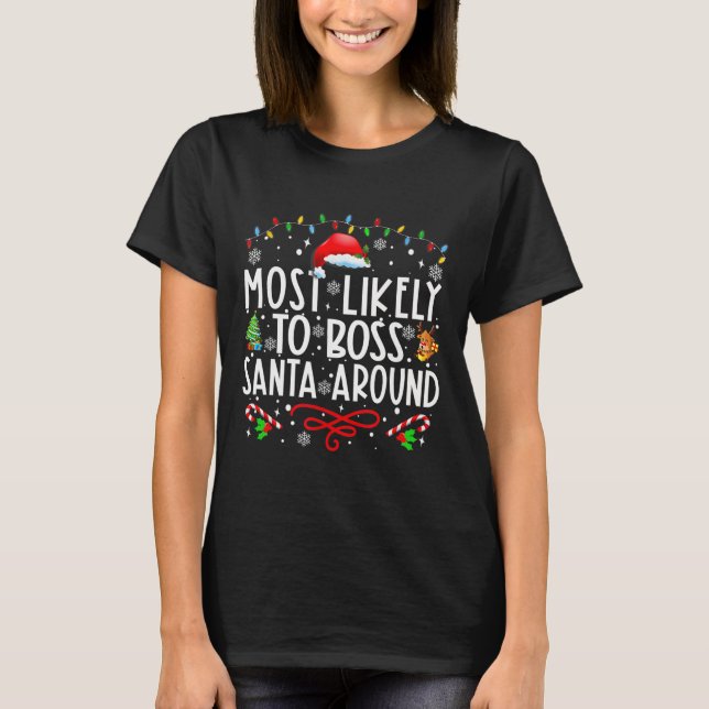 Am wahrscheinlichsten ist es, dass die Santa Aroun T-Shirt (Vorderseite)