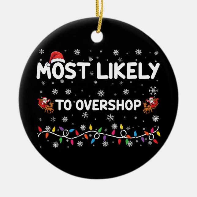 Am wahrscheinlichsten ist es, dass die Weihnachtsb Keramik Ornament (Vorne)