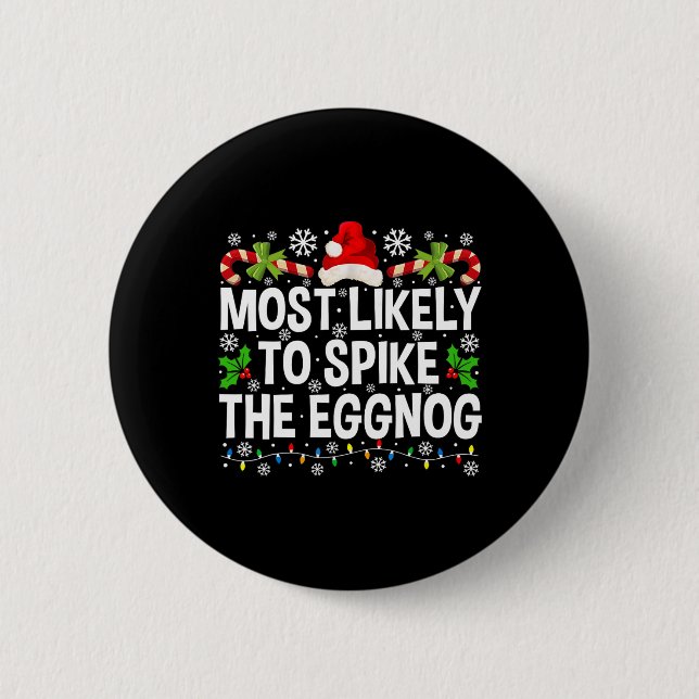 Am wahrscheinlichsten ist es, dass die Weihnachtsf Button (Vorderseite)