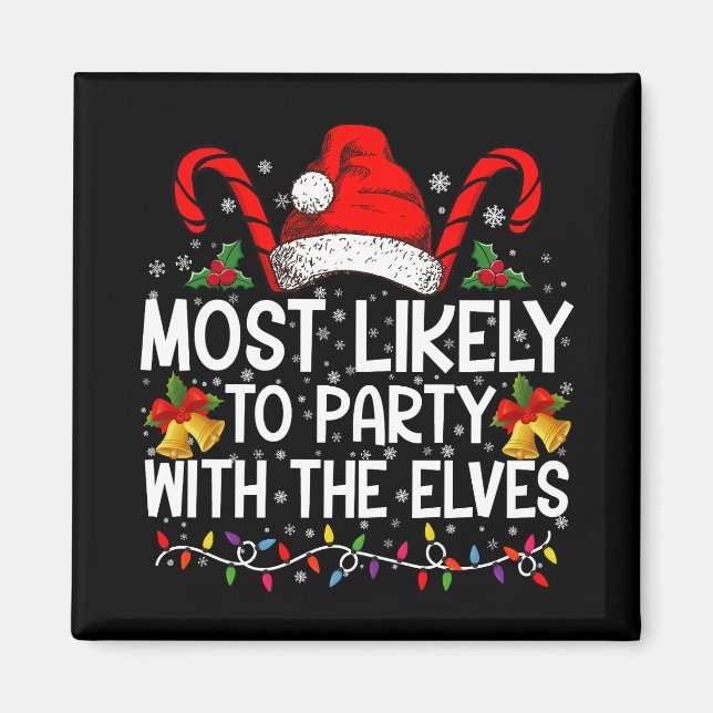 Am wahrscheinlichsten ist es, dass die Weihnachtsf Magnet (Vorne)