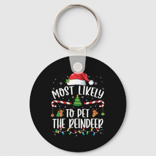 Am wahrscheinlichsten ist es, dass die Weihnachtsf Schlüsselanhänger