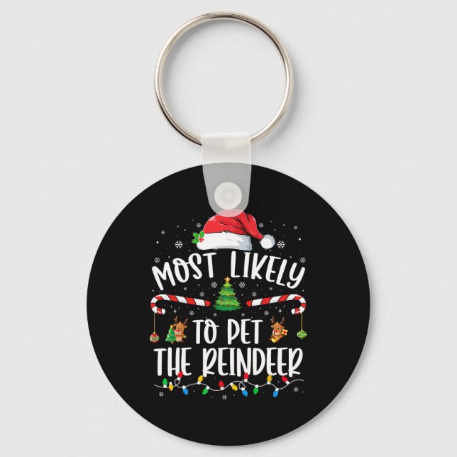 Am wahrscheinlichsten ist es, dass die Weihnachtsf Schlüsselanhänger (Vorderseite)