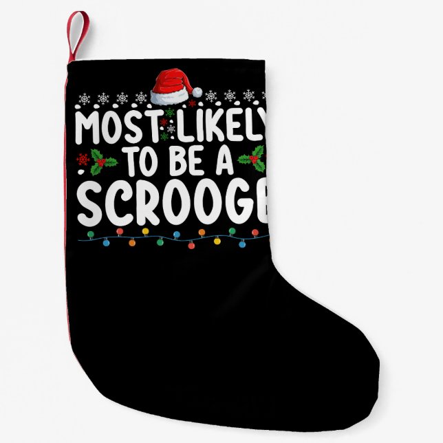Am wahrscheinlichsten ist es, dass eine komische F Kleiner Weihnachtsstrumpf (Vorderseite)