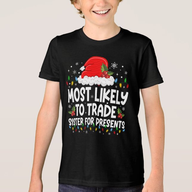 Am wahrscheinlichsten ist es, dass Handelsminister Tri-Blend Shirt (Vorderseite)