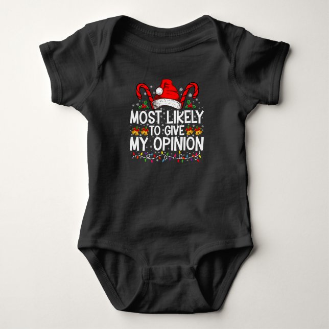 Am wahrscheinlichsten ist es, dass meine Meinung z Baby Strampler (Vorderseite)