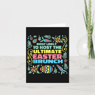 Am wahrscheinlichsten ist es, dass Ostern ein sonn Karte
