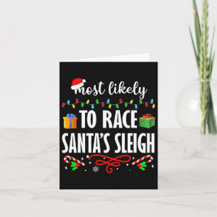 Am wahrscheinlichsten ist es, dass Santa's Sleigh Karte