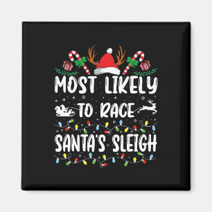 Am wahrscheinlichsten ist es, dass Santa's Sleigh Magnet