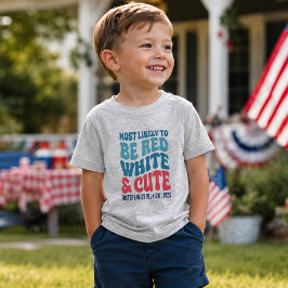 Am wahrscheinlichsten ist es, dass sie rot weiß un kleinkind t-shirt