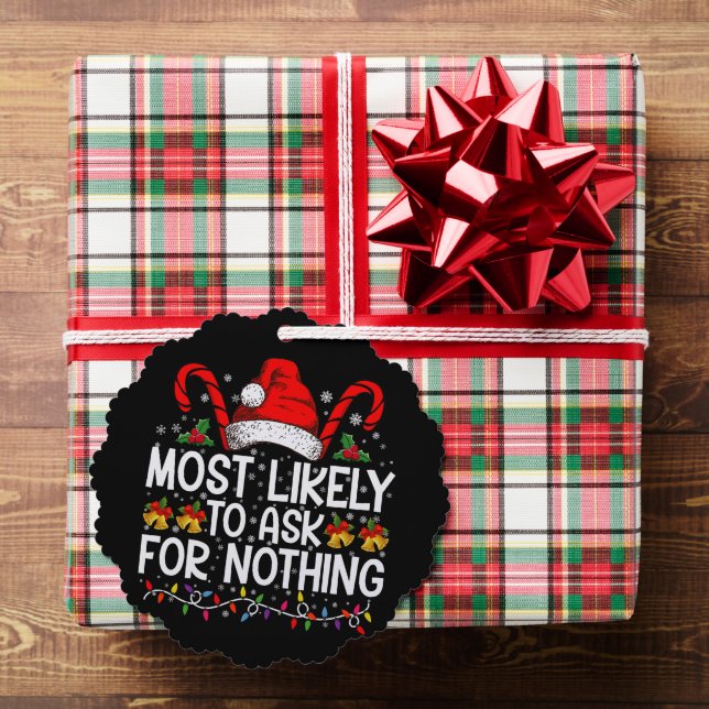 Am wahrscheinlichsten ist es, dass Weihnachten nic Ornament Karte (Insitu (Geschenk))