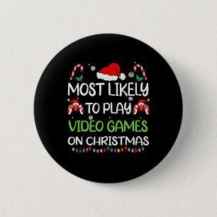 Am wahrscheinlichsten ist es, dass Weihnachts-Game Button