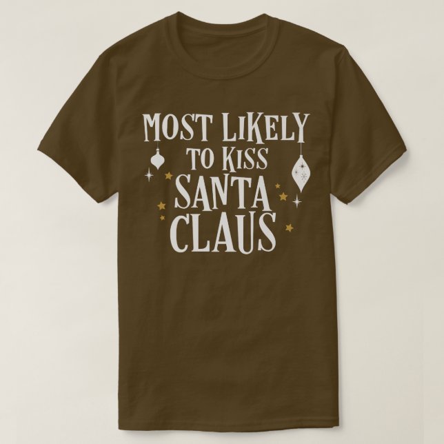 Am wahrscheinlichsten ist es, den Weihnachtsmann z T-Shirt (Design vorne)
