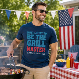 Am wahrscheinlichsten ist es, der Grillmeister nac T-Shirt