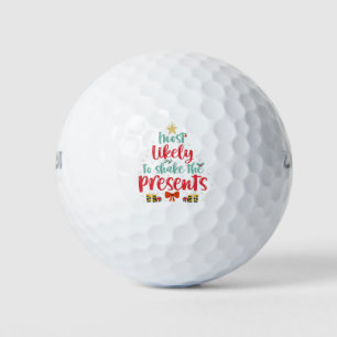 Am wahrscheinlichsten ist es, die Gegenwart zu sch Golfball