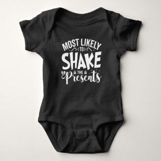 Am wahrscheinlichsten ist es, die Geschenke zu sch Baby Strampler