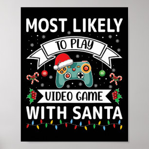 Am wahrscheinlichsten ist es, mit dem Weihnachtsma Poster