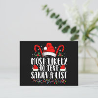 Am wahrscheinlichsten ist es, Santa A Liste zu sch