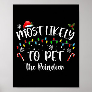Am wahrscheinlichsten ist es, Weihnachten mit dem Poster