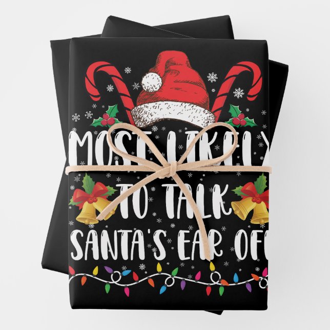 Am wahrscheinlichsten ist es, Weihnachten von Weih Geschenkpapier Set (Beispiel)