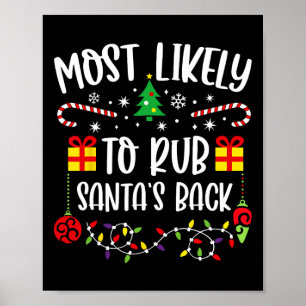 Am wahrscheinlichsten ist es, Weihnachten zu rub S Poster