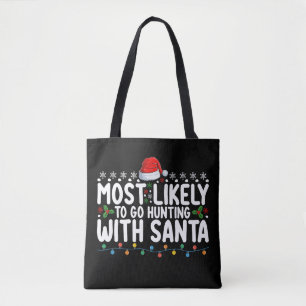 Am wahrscheinlichsten jagt mit dem Weihnachtsmann Tasche