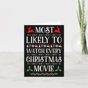 Am Wahrscheinlichsten Jeden Weihnachtsfilm Zu Scha Karte