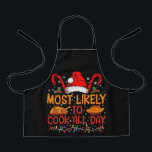 Am wahrscheinlichsten kochen den ganzen Erntedank  Schürze<br><div class="desc">Am wahrscheinlichsten kochen den ganzen Tag Erntedank Matchfamilie</div>