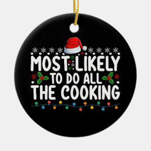 Am wahrscheinlichsten kochen Weihnachten Urlaub ma Keramik Ornament