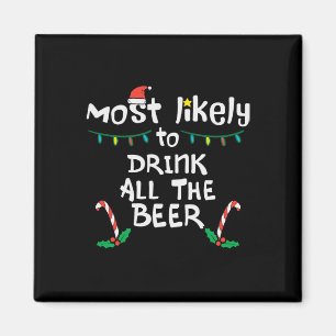 Am wahrscheinlichsten lustige Weihnachts Weihnacht Magnet