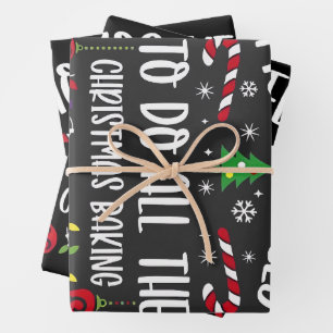 Am wahrscheinlichsten macht alle Weihnachtsbäckere Geschenkpapier Set