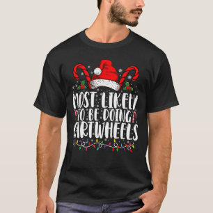 Am wahrscheinlichsten macht man Radschläge zum pas T-Shirt