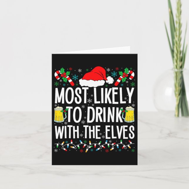 Am wahrscheinlichsten, mit dem Elf zu trinken Funn Karte (Vorderseite)