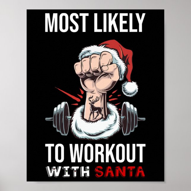 Am wahrscheinlichsten mit Santa Bodybuilding Ch Poster (Vorne)