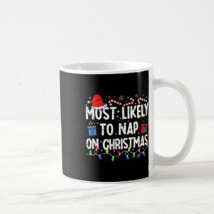 Am wahrscheinlichsten Nickerchen an Weihnachten We Kaffeetasse