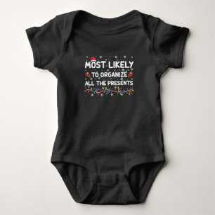 Am wahrscheinlichsten organisiert er/sie alle Gesc Baby Strampler