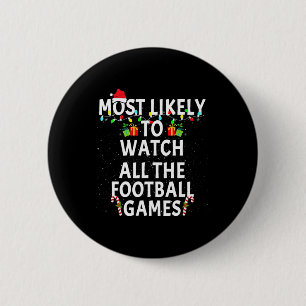 Am wahrscheinlichsten schauen Fußball Weihnachten Button
