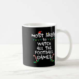 Am wahrscheinlichsten schauen Fußball Weihnachten  Kaffeetasse
