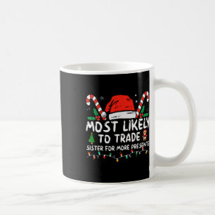 Am Wahrscheinlichsten Schwester Für Mehr Geschenke Kaffeetasse