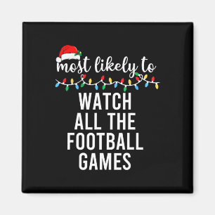 Am Wahrscheinlichsten Sieht Sich Alle Fußballspiel Magnet