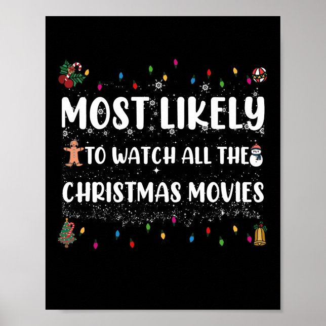 Am wahrscheinlichsten sind alle Weihnachtsfilme Poster (Vorne)
