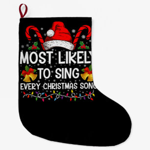 Am wahrscheinlichsten singt jedes Weihnachtslied W Großer Weihnachtsstrumpf