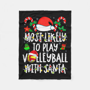 Am wahrscheinlichsten spielen Volleyball mit Weihn Fleecedecke