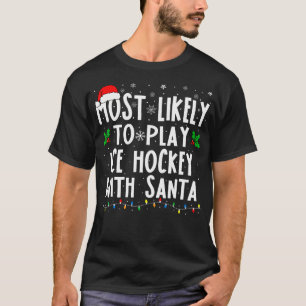 Am wahrscheinlichsten spielt Eishockey mit der San T-Shirt