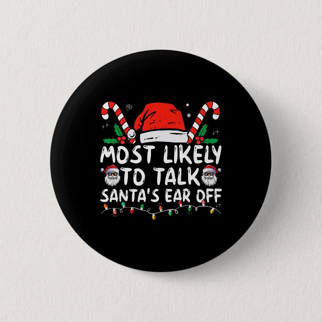 Am wahrscheinlichsten spricht Weihnachten von der  Button (Vorderseite)