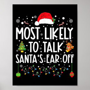 Am wahrscheinlichsten spricht Weihnachten von der Poster