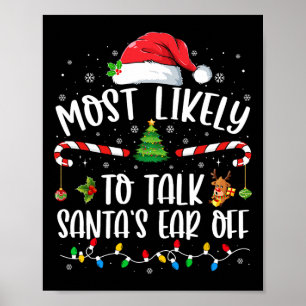 Am wahrscheinlichsten spricht Weihnachten von der  Poster