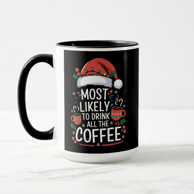 Am wahrscheinlichsten trinken alle Kaffee-Familie  Tasse (Links)